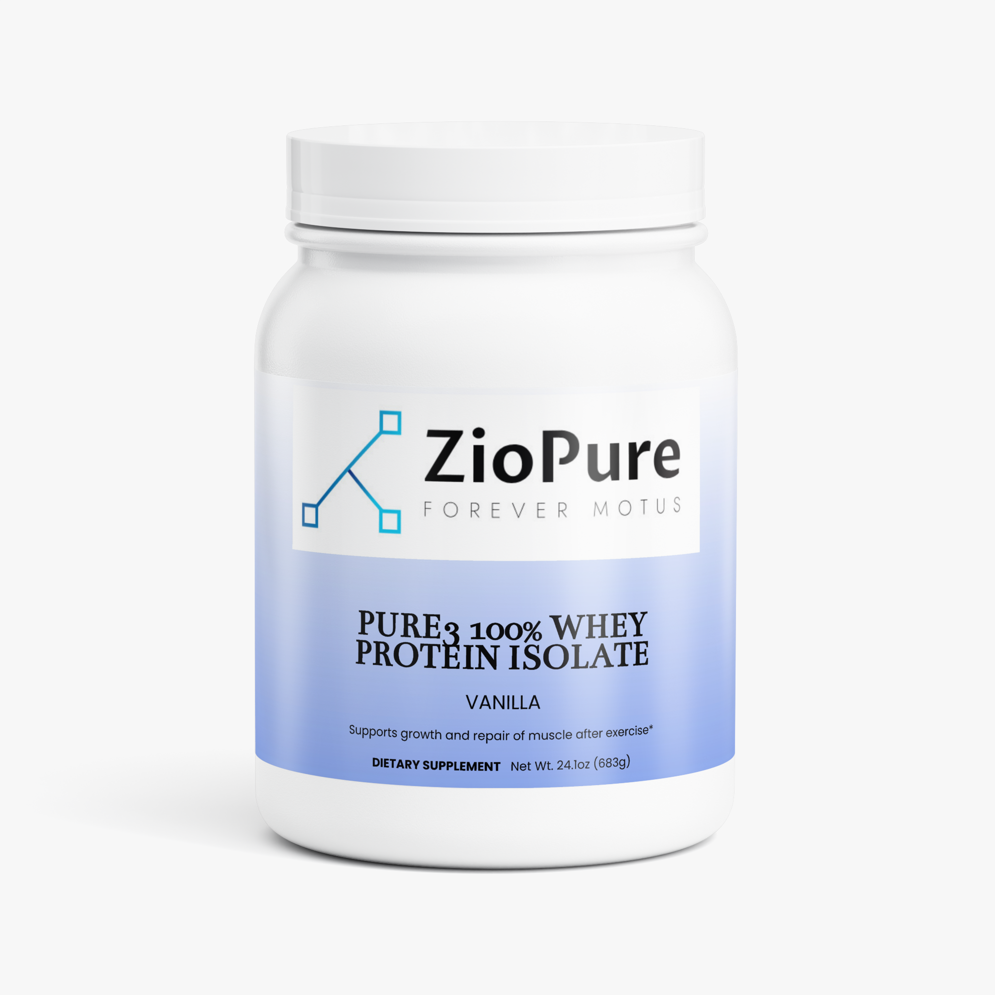 Pure3 100% Whey Protein Isolate (Vanilla)