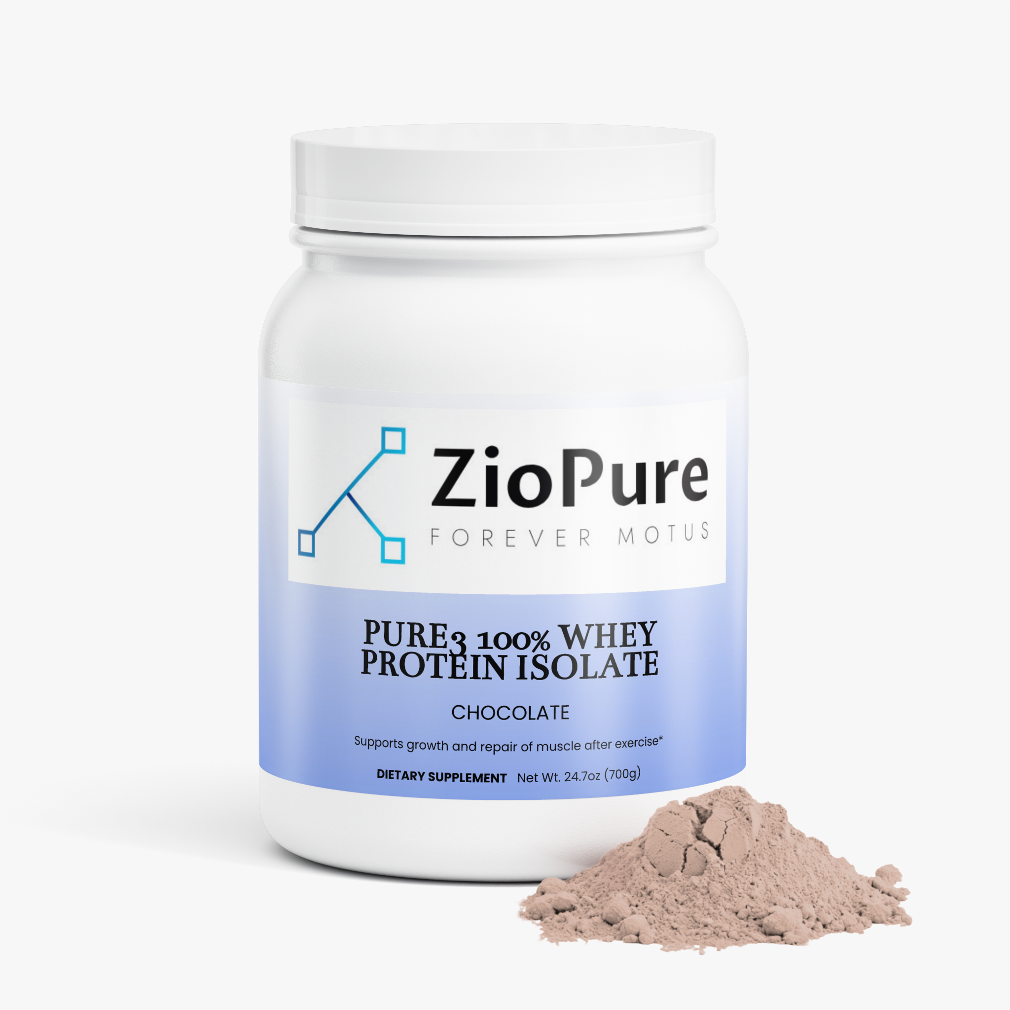Pure3 100% Whey Protein Isolate (Chocolate)