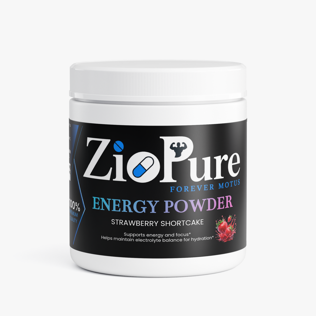 Energy Powder (Strawberry Shortcake)