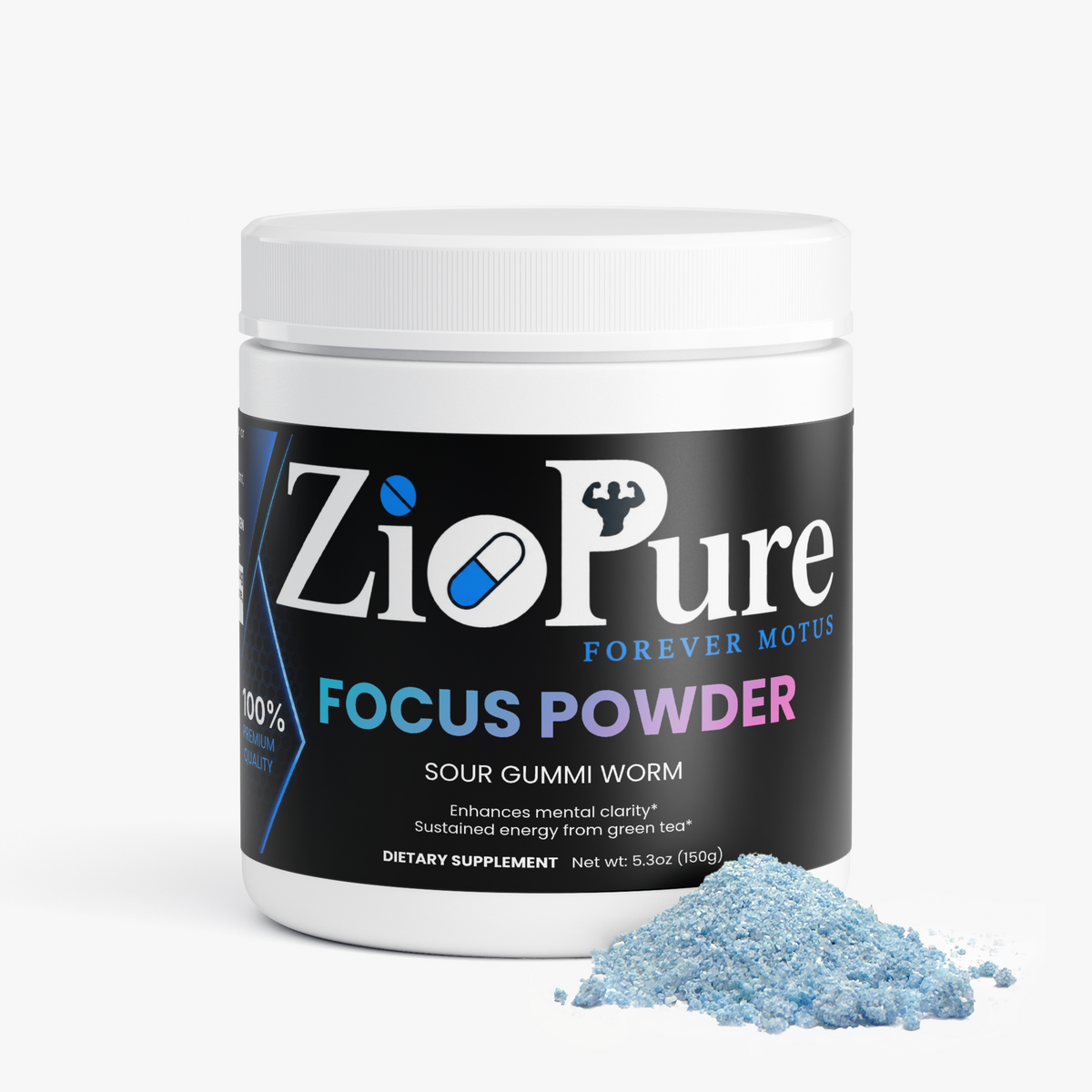 Focus Powder (Sour Gummi Worm)