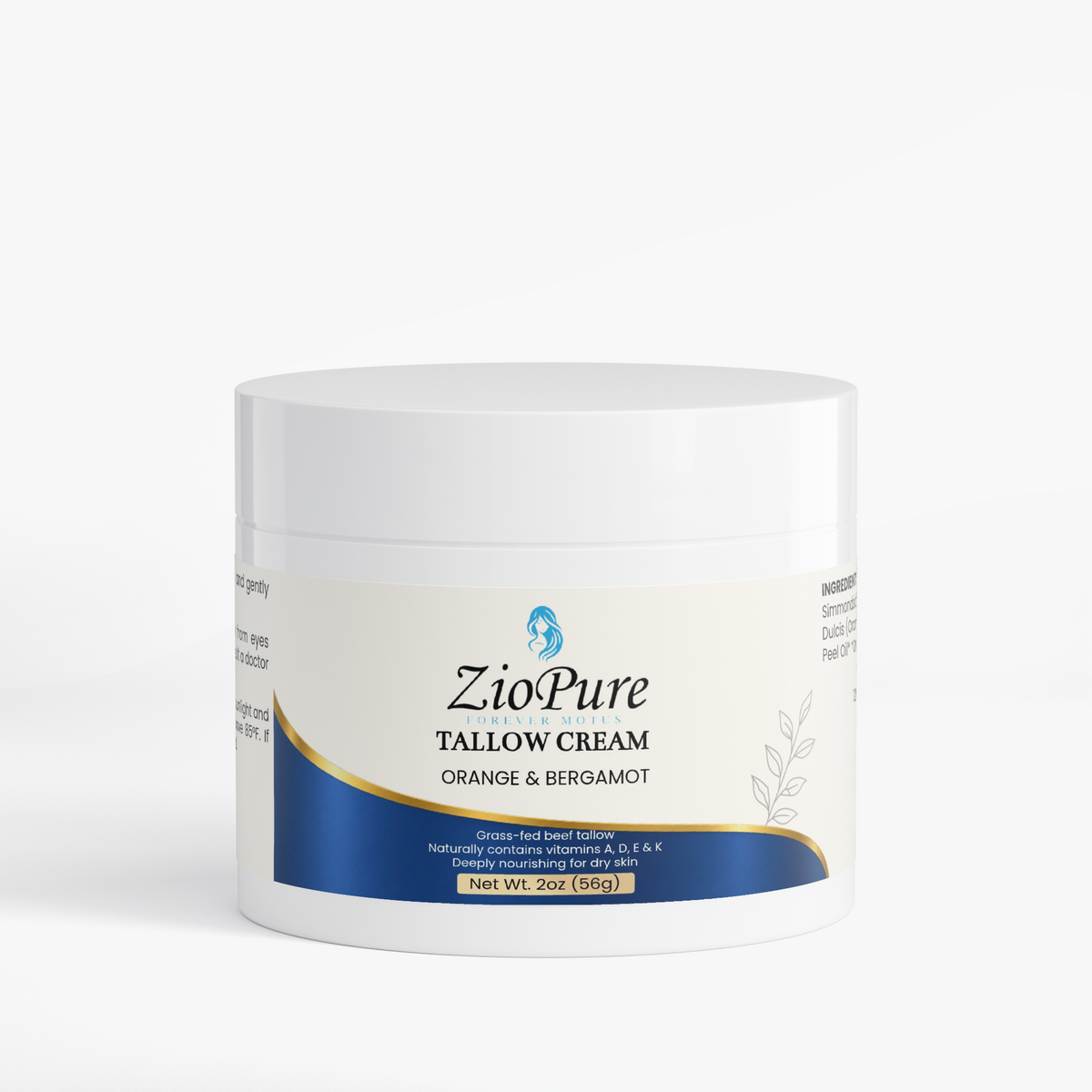 Tallow Cream Orange & Bergamot