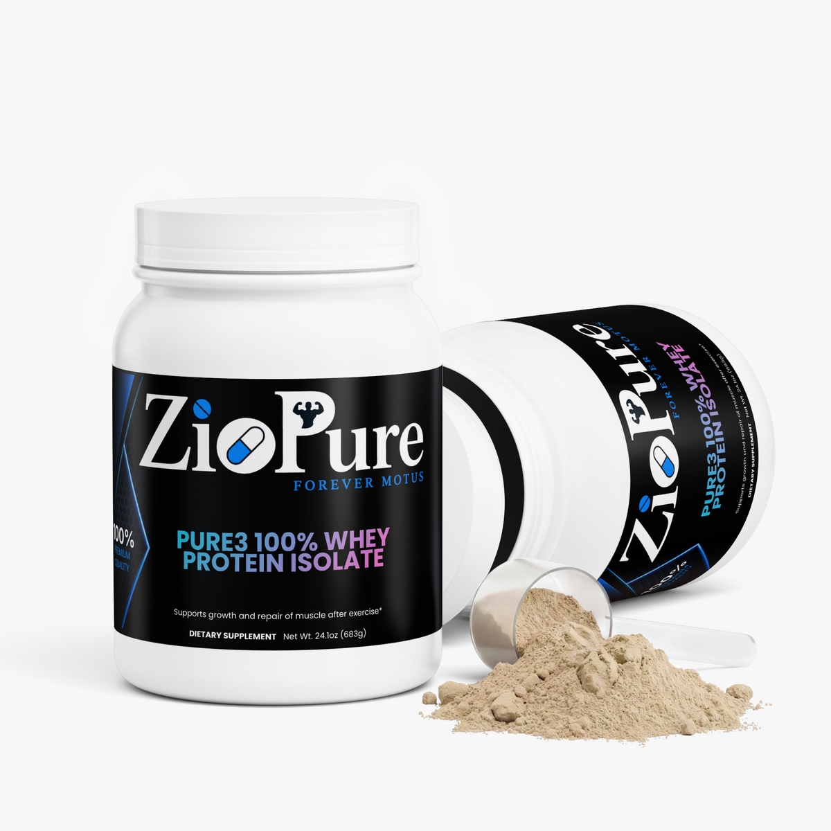 Pure3 100% Whey Protein Isolate (Vanilla)