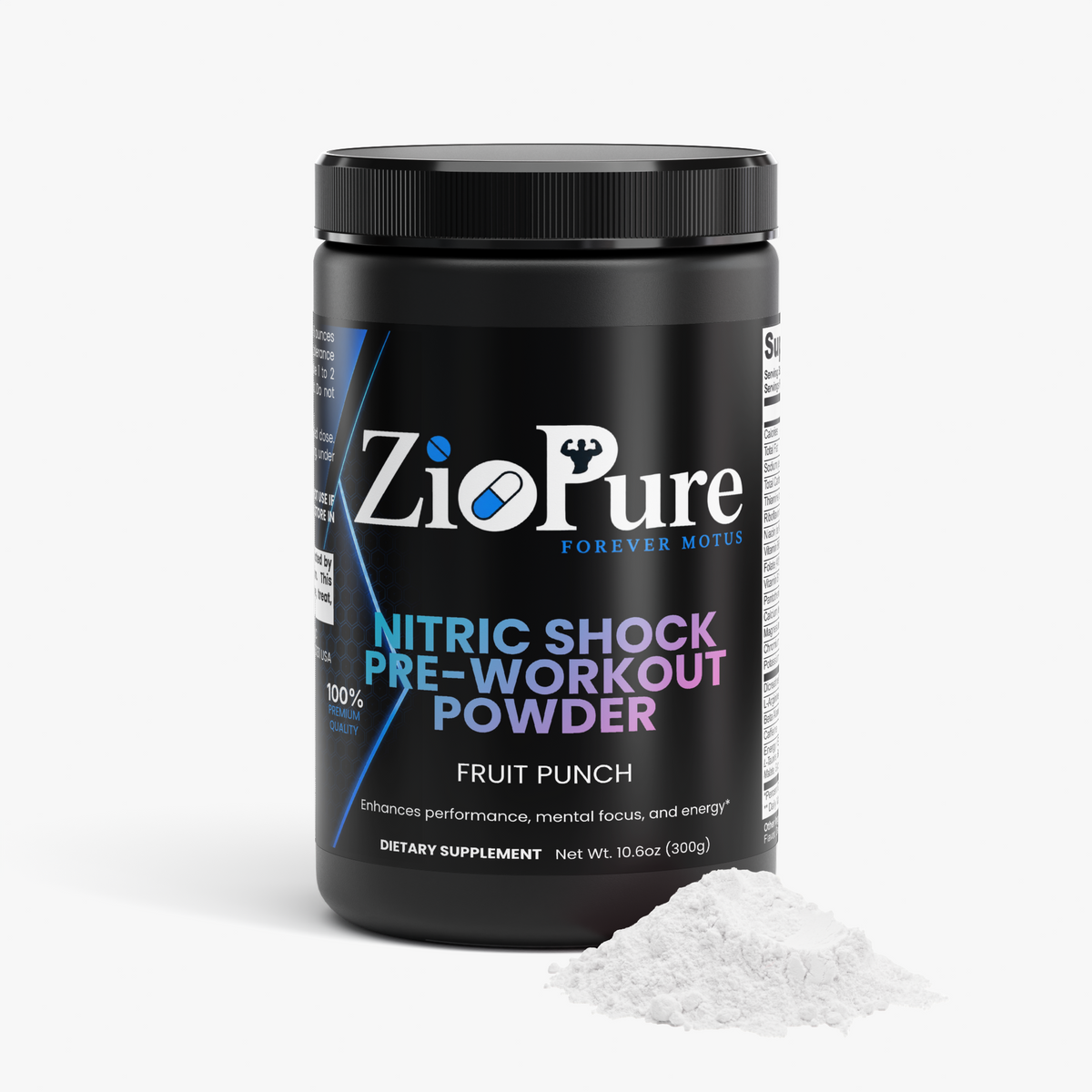 Nitric Shock Pre-Workout Powder (Fruit Punch)