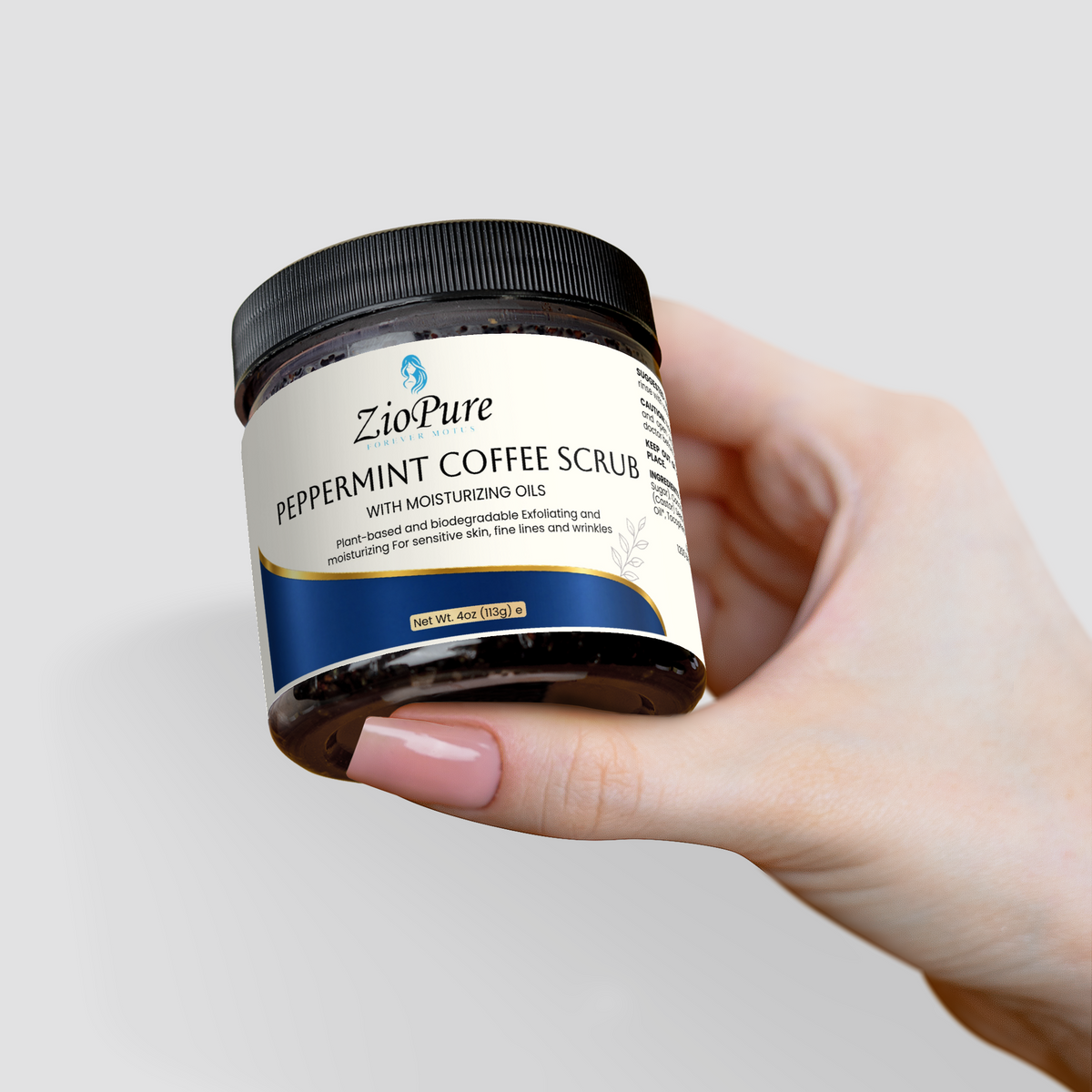 Peppermint Coffee Scrub