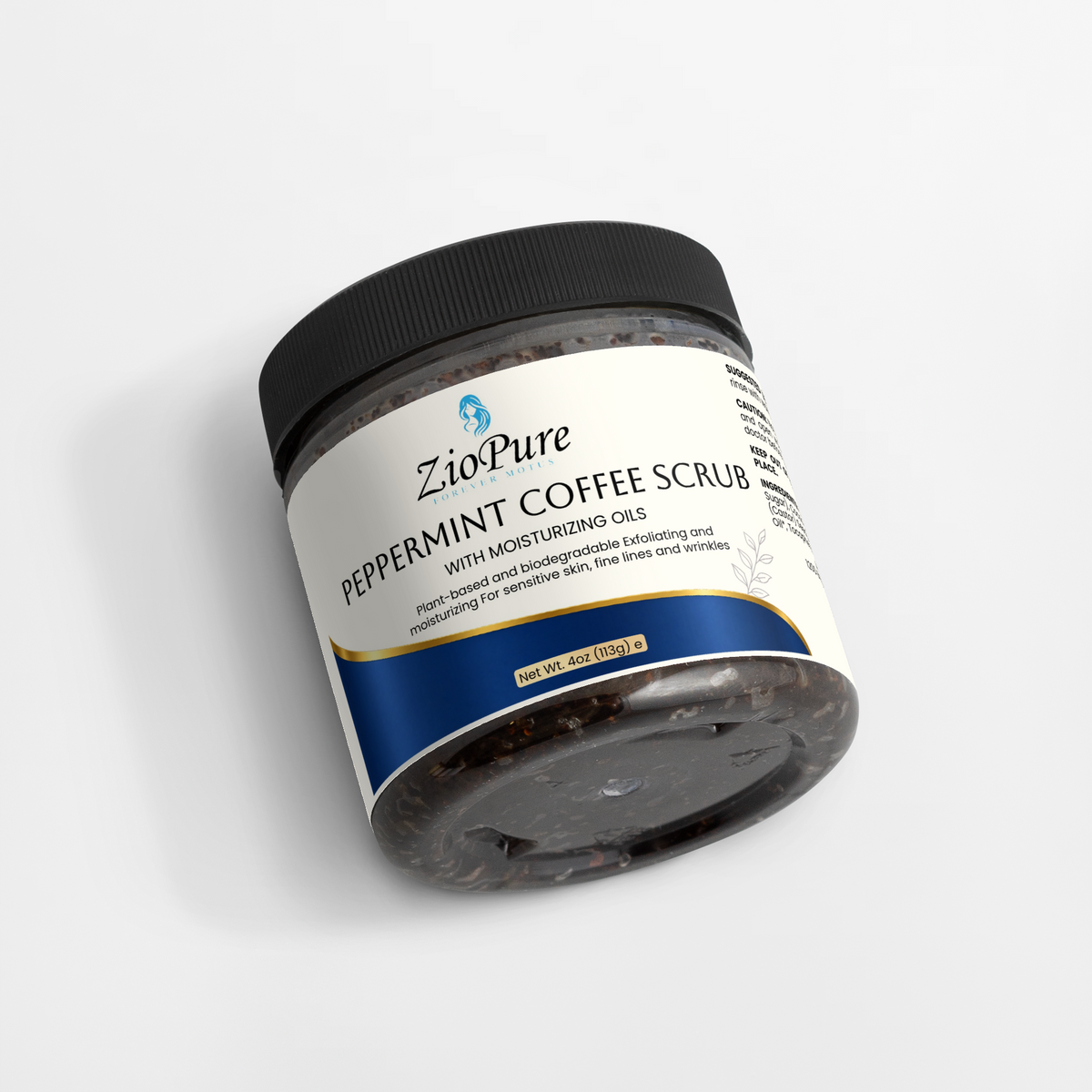 Peppermint Coffee Scrub