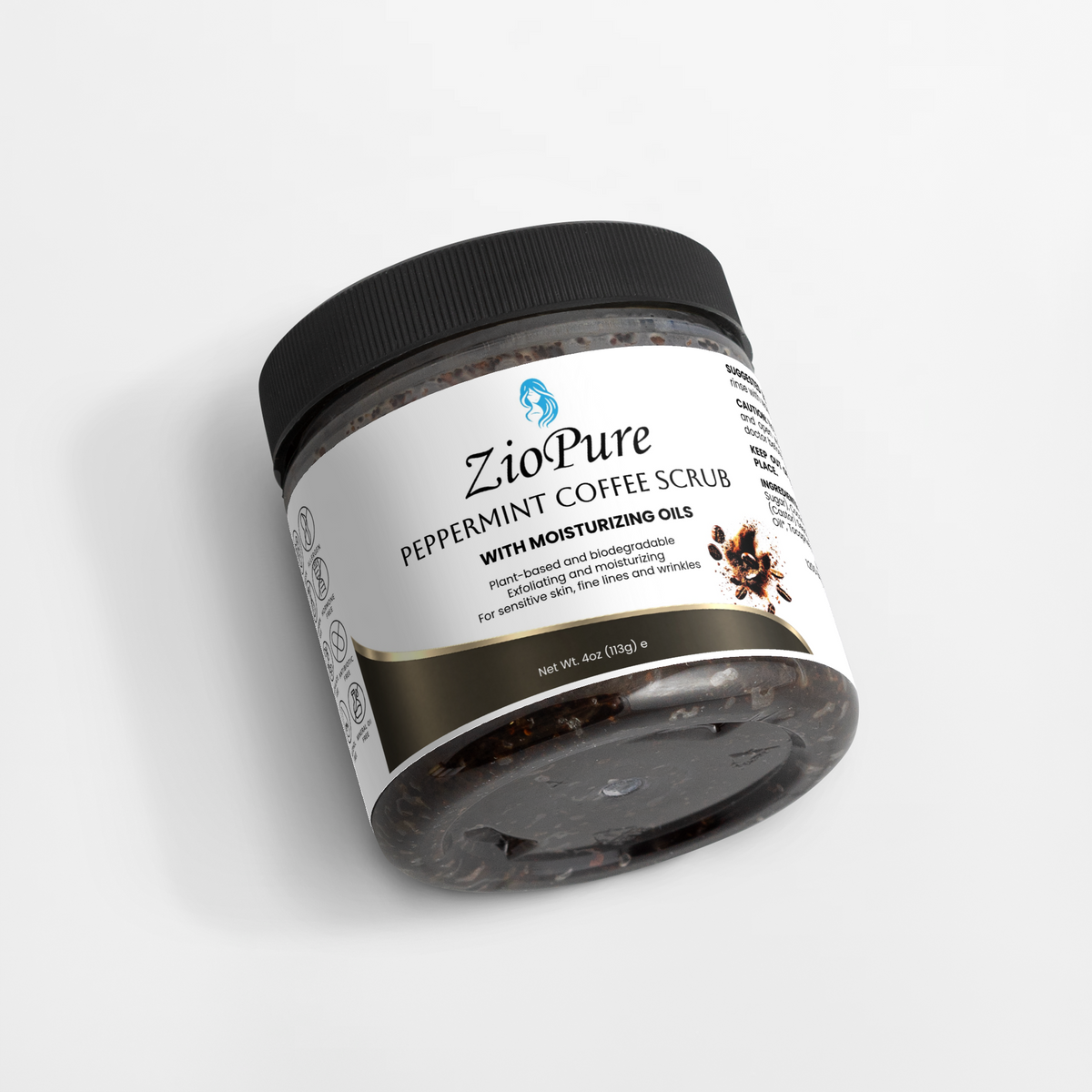 Peppermint Coffee Scrub