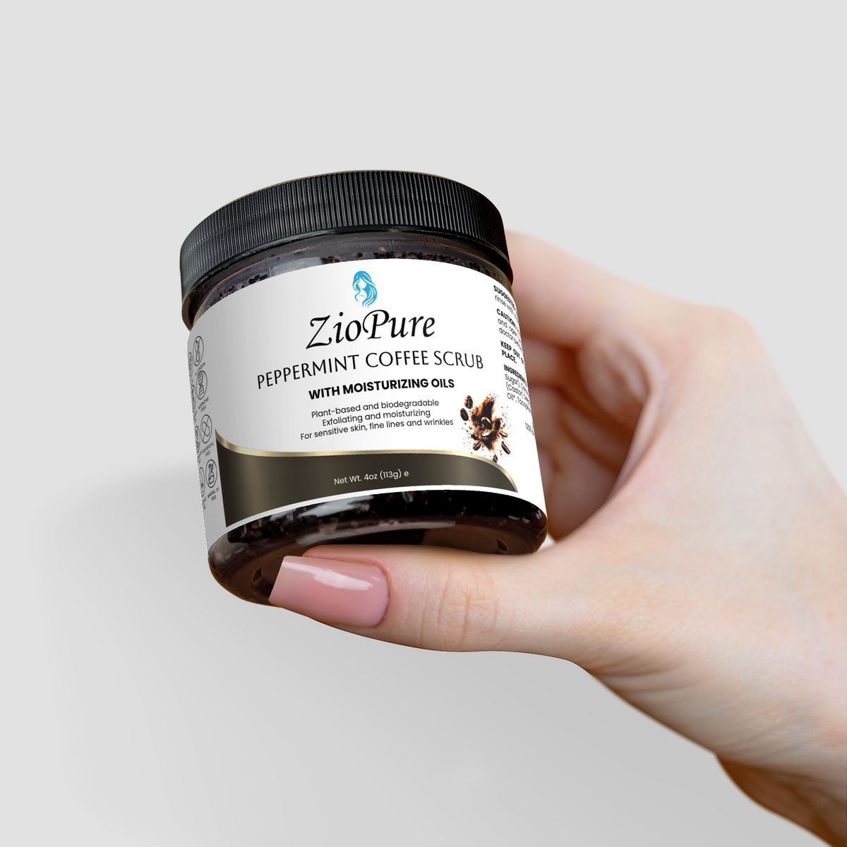 Peppermint Coffee Scrub