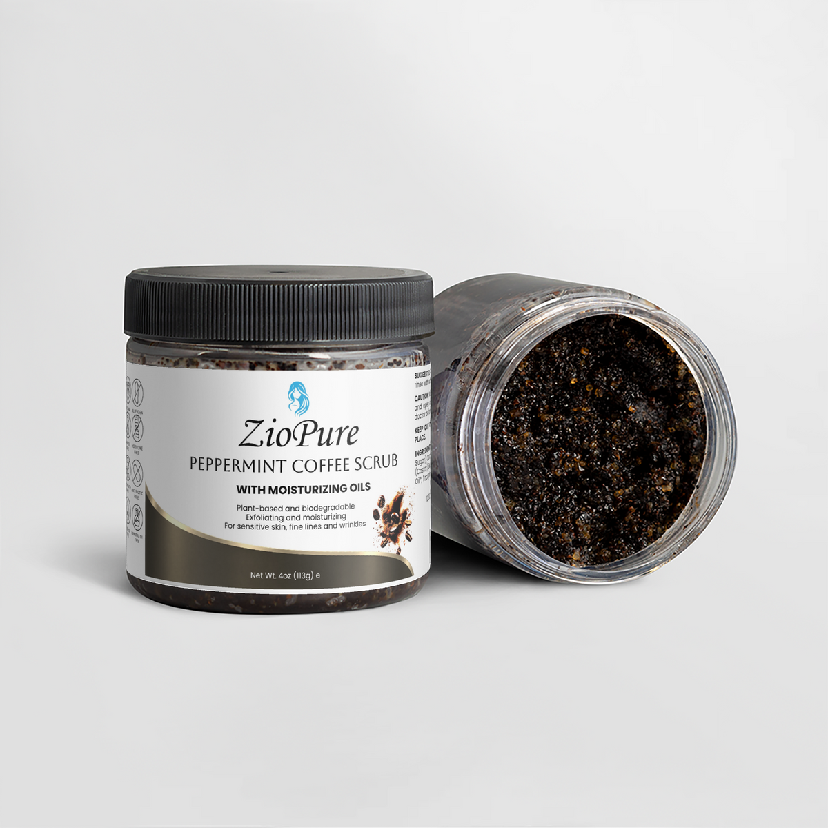 Peppermint Coffee Scrub