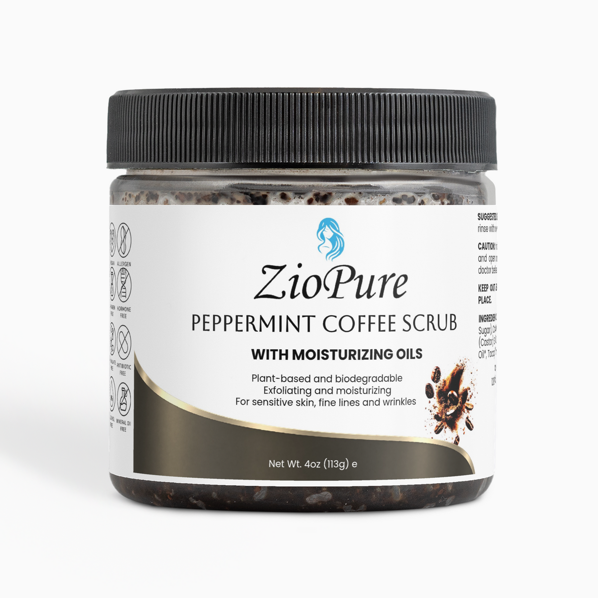 Peppermint Coffee Scrub