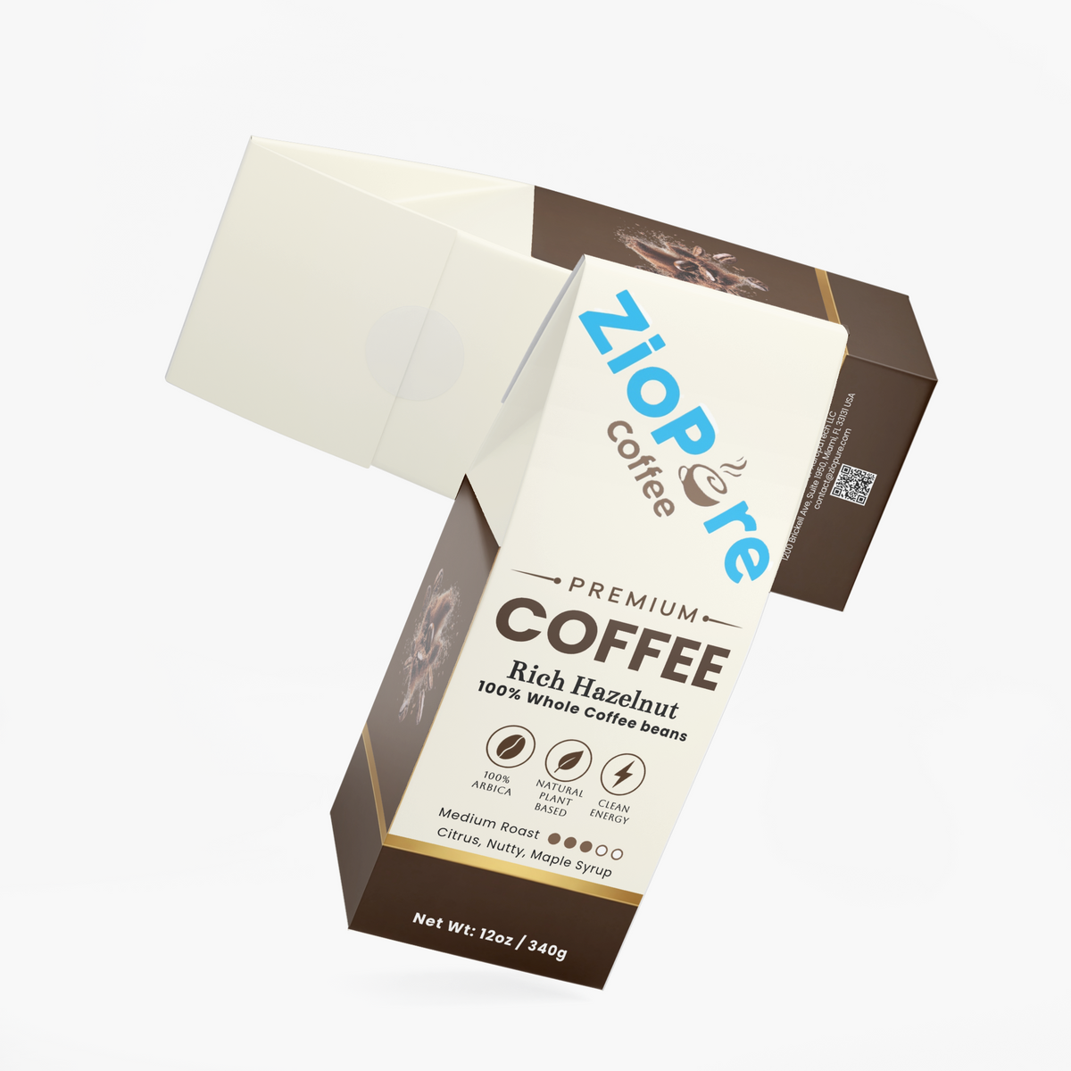 Rich Hazelnut Coffee (Medium Roast)