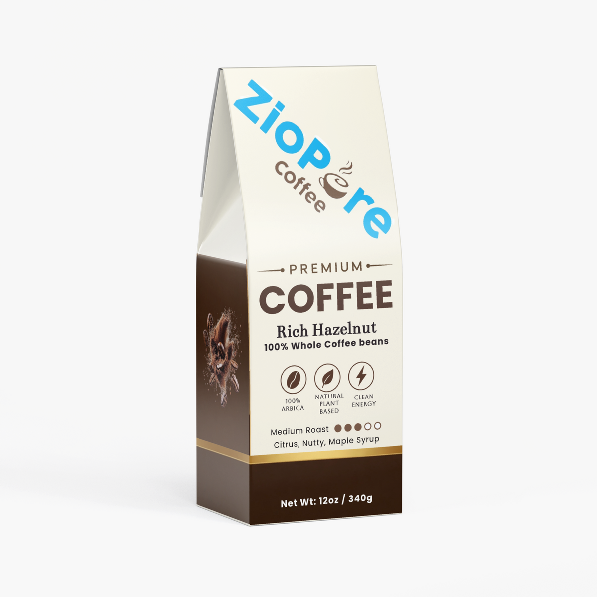 Rich Hazelnut Coffee (Medium Roast)