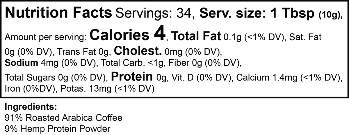 Hemp Harvest Coffee (Medium Roast)