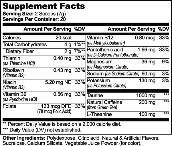 Energy Powder (Fruit Punch)
