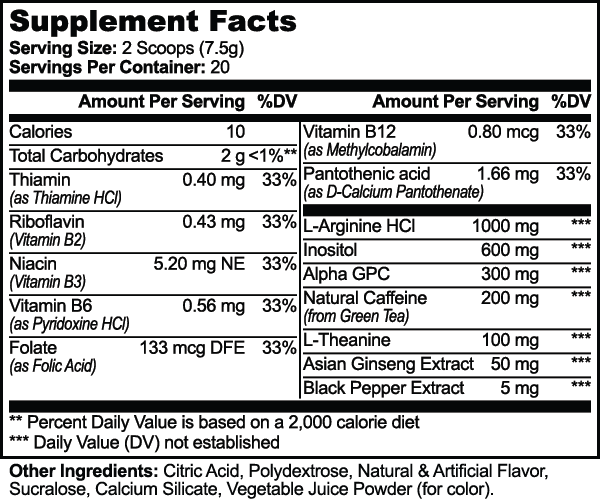 Focus Powder (Sour Candy)